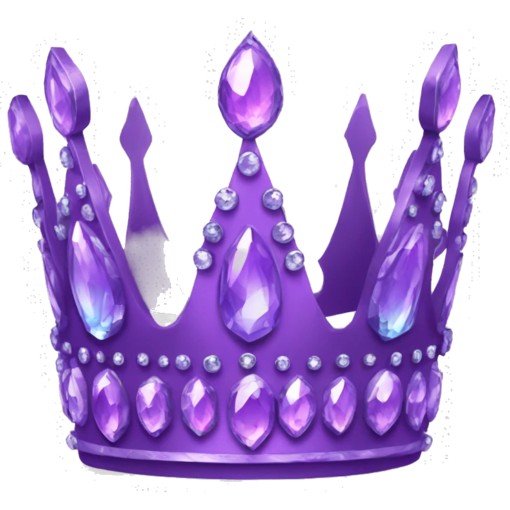 purple jeweled crown emoji