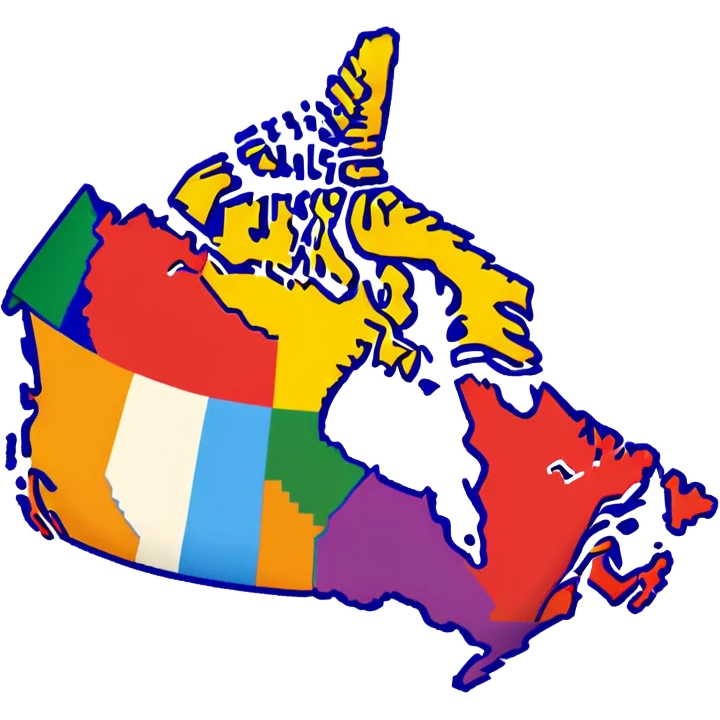canada map emoji