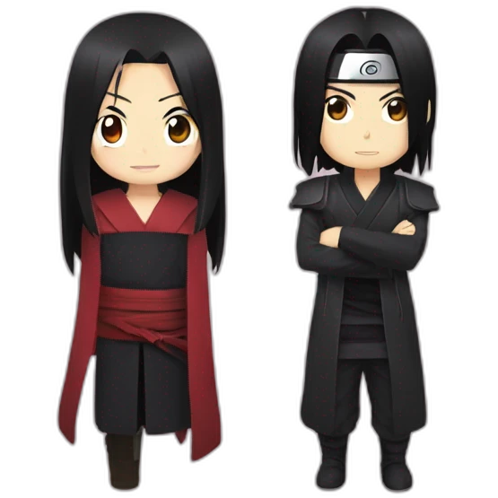 Itachi with rin emoji