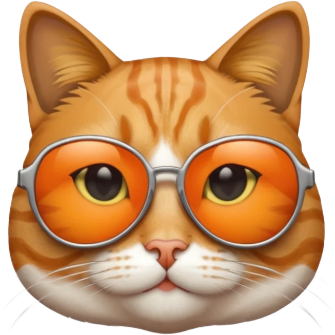 Cat wearing sunglasses emoji