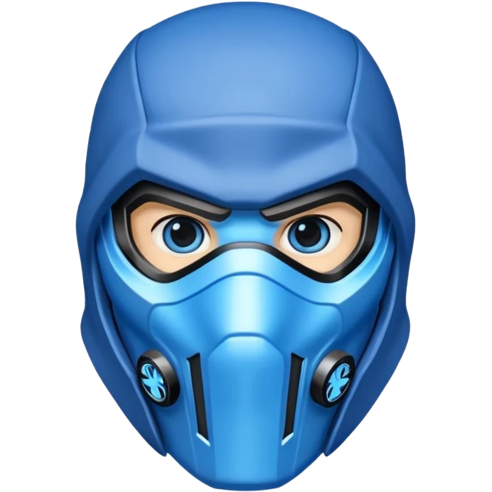 mortal kombat sub zero mask emoji