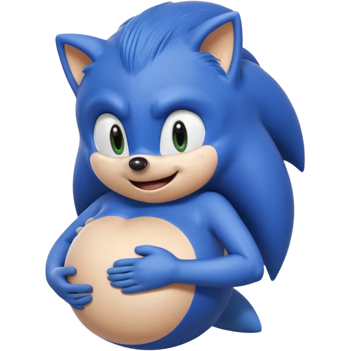 Pregnant sonic X emoji