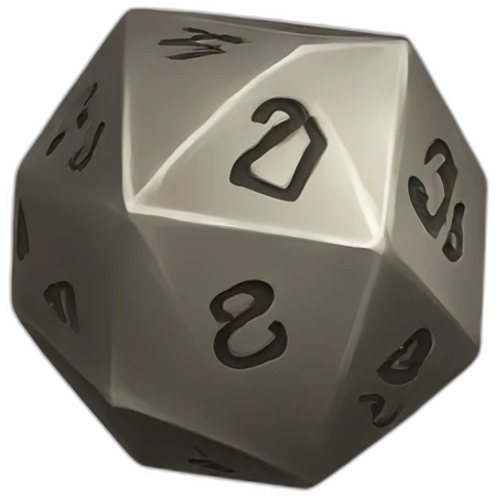 d20 die emoji