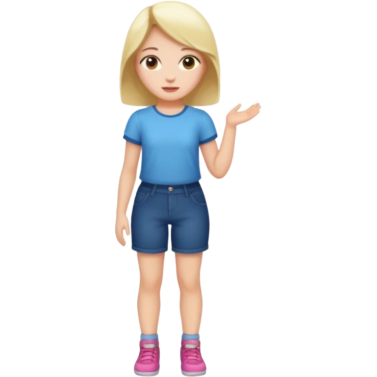 Naked girl, butt, full body  emoji