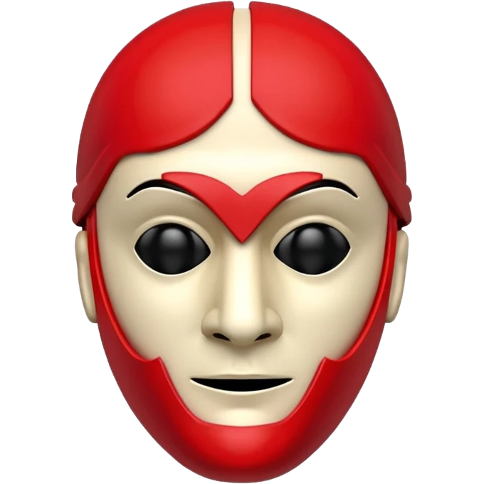 Money heist movie mask emoji