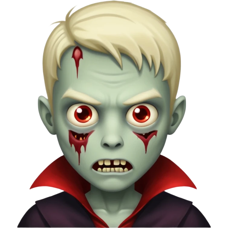 zombie vampire boy emoji
