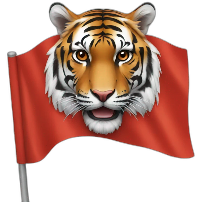 flag-red-tiger emoji