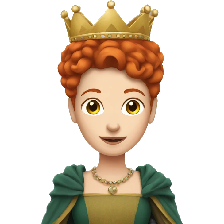 Redhead queen  emoji