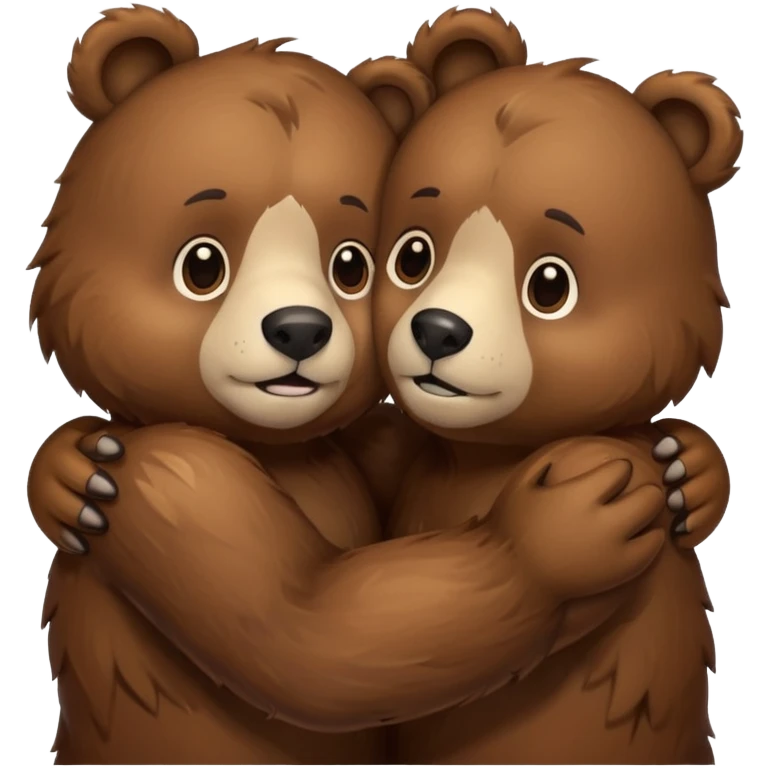 Bear hugs  emoji