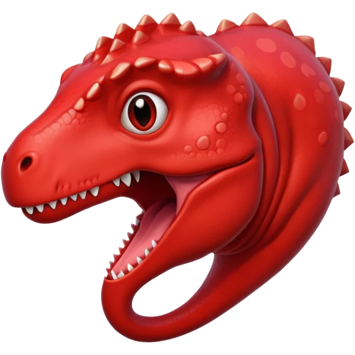 Heart shaped dinosaur emoji