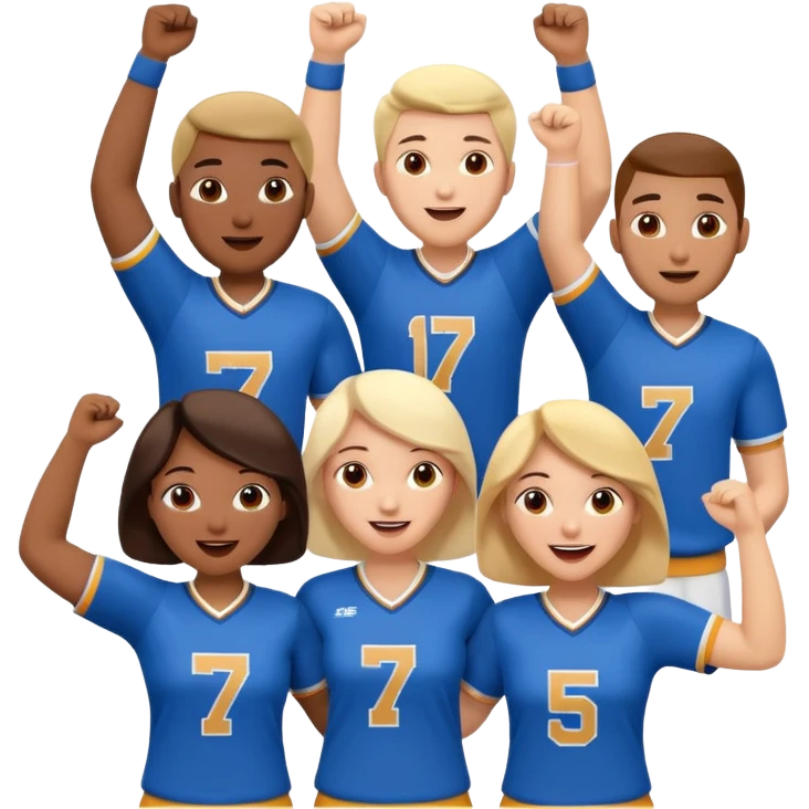 толпа 3д фото фанаты emoji