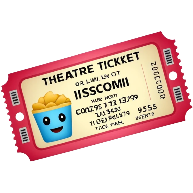 theatre movie ticket emoji