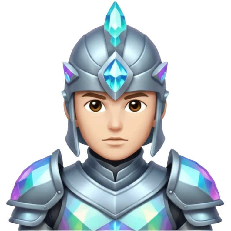 crystal-armored warrior emoji