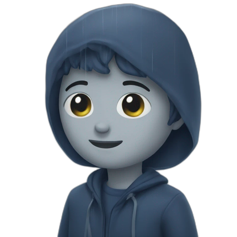 Midnight rain emoji