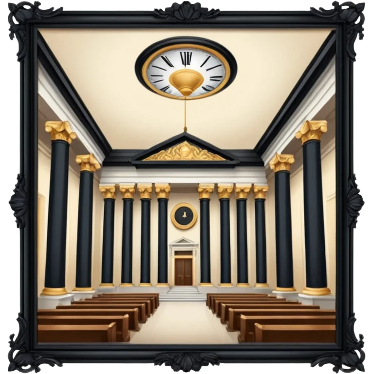 Courthouse interior. emoji