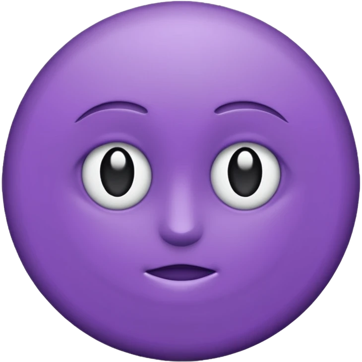Rond violet normal emoji