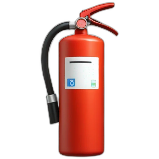 funny fire extinguisher emoji