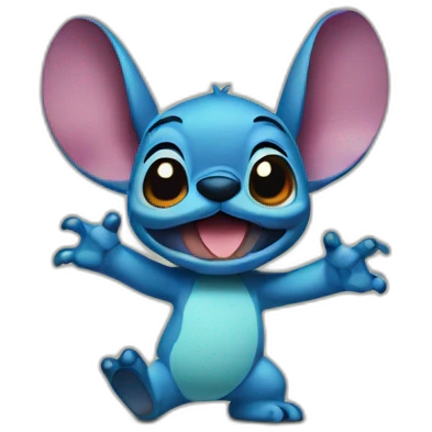 Stich avec un appareil photo emoji