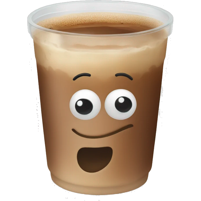 Ice coffee emoji