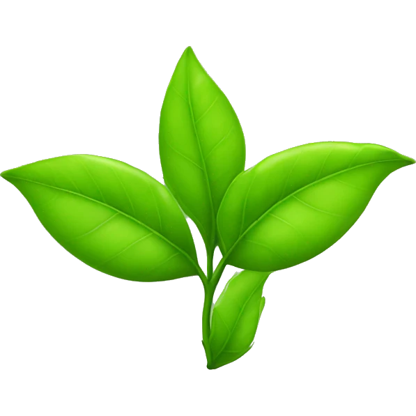 GREEN TEA LEAF emoji