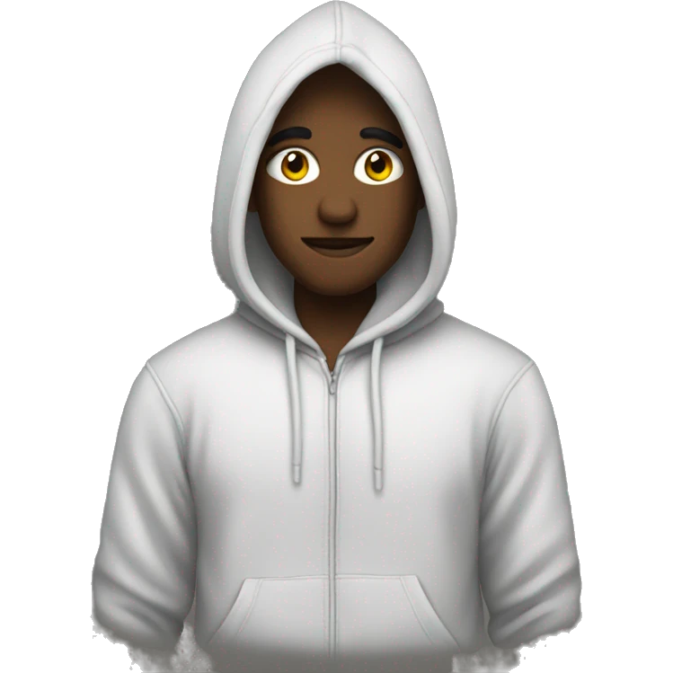 a black hoodie emoji