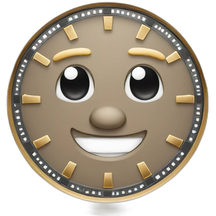 millionaire with a watch emoji