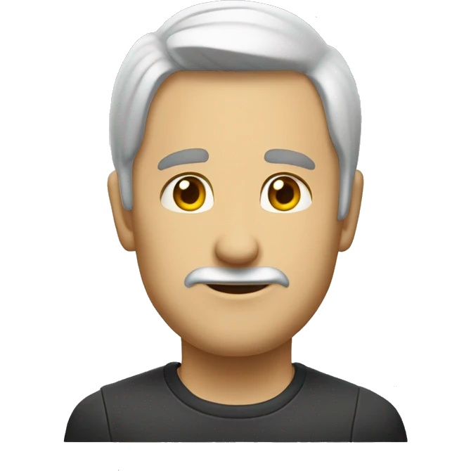 Белый Бишон фризе emoji