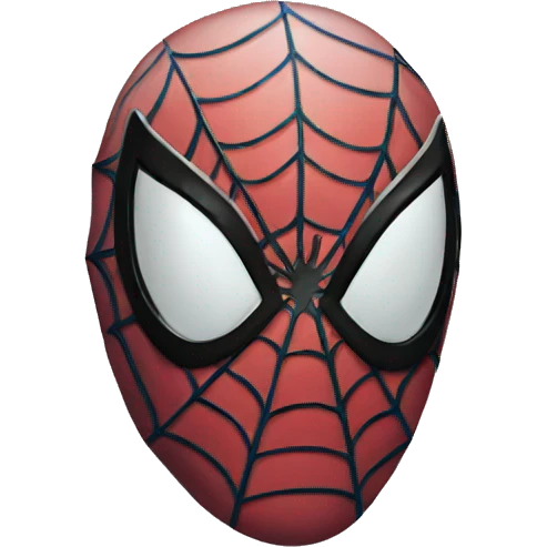 Spiderman mask emoji