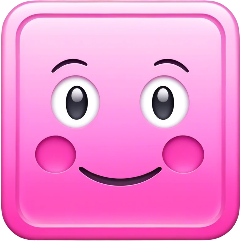 solid pink square emoji