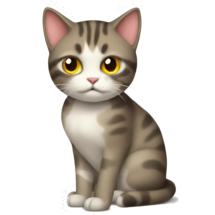 Offended cat emoji