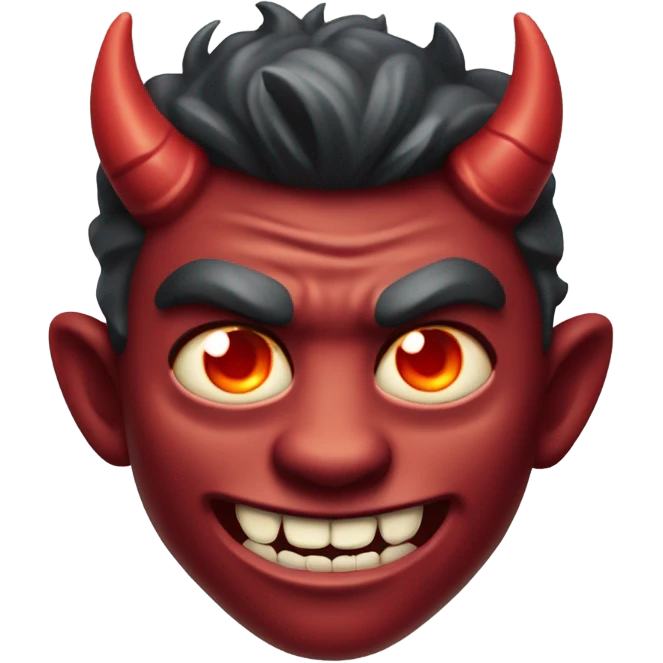 Devil smiling emoji