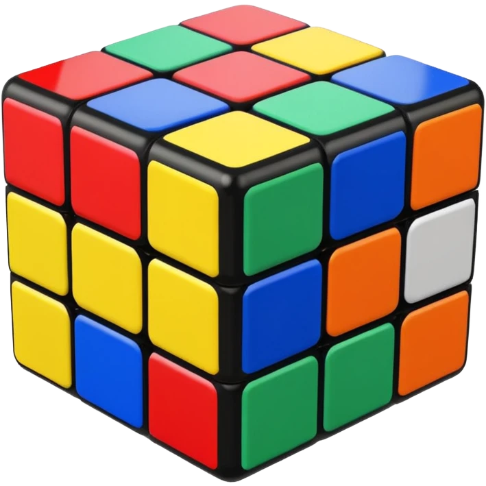 Rubiks cube emoji