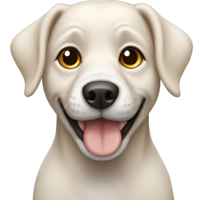 Dog saying you’re welcome emoji