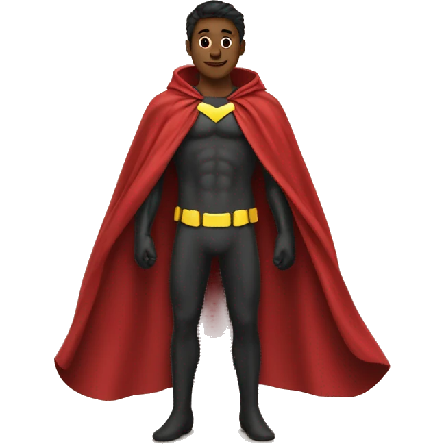 super hero cape emoji