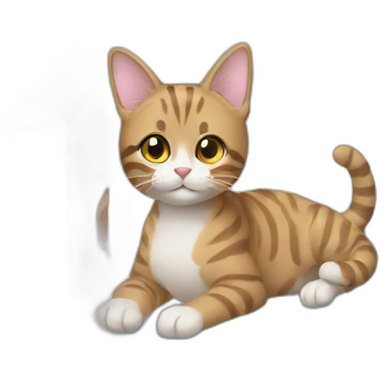 cat from gift box emoji
