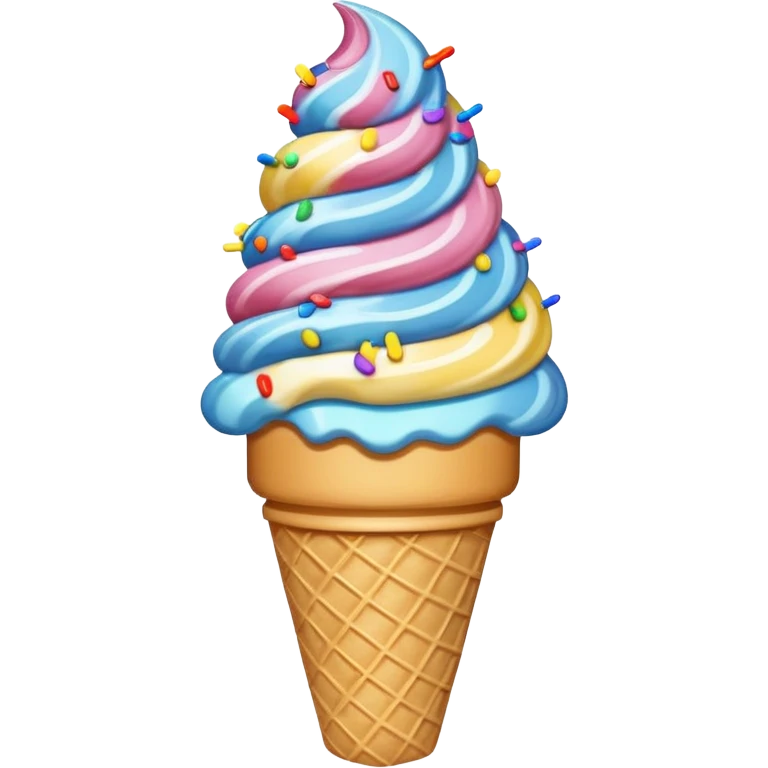 Ice cream cone emoji