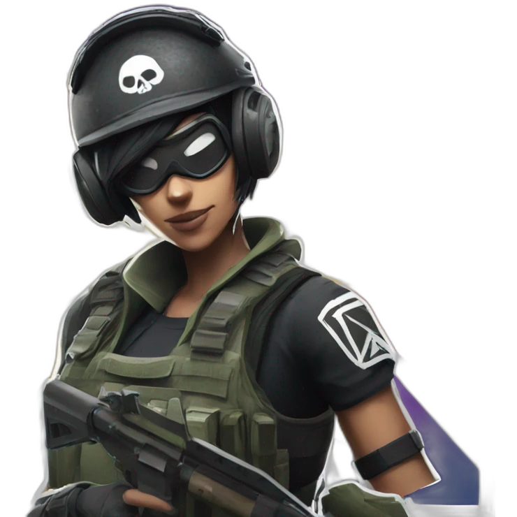 Rainbow six siege caveira emoji