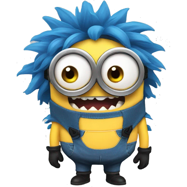  minion with big teeth emoji