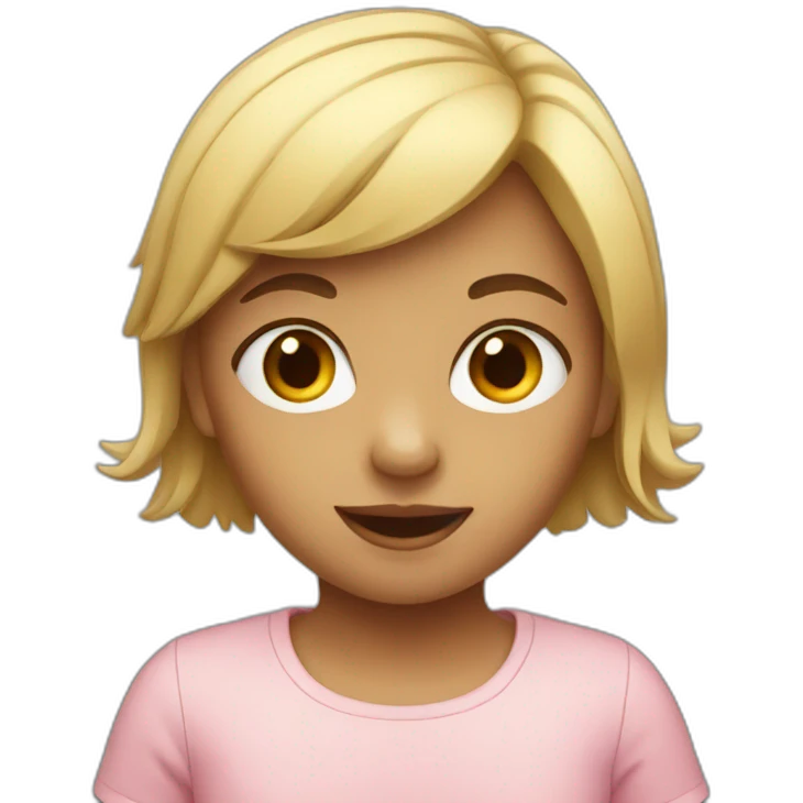 female-child emoji