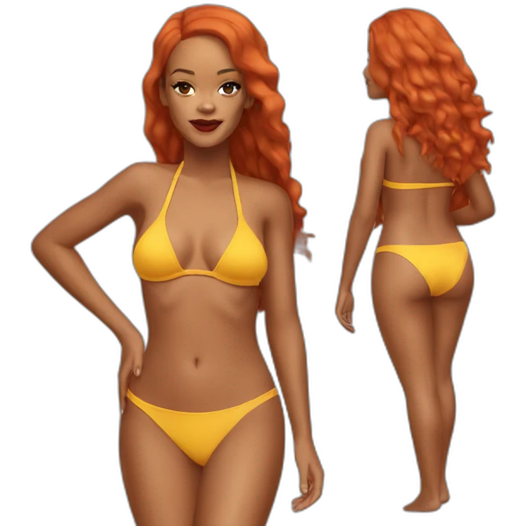 Rihanna bikini emoji