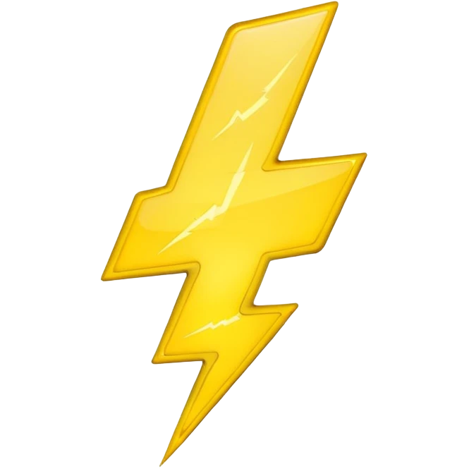 Lightning Icon ⚡ emoji