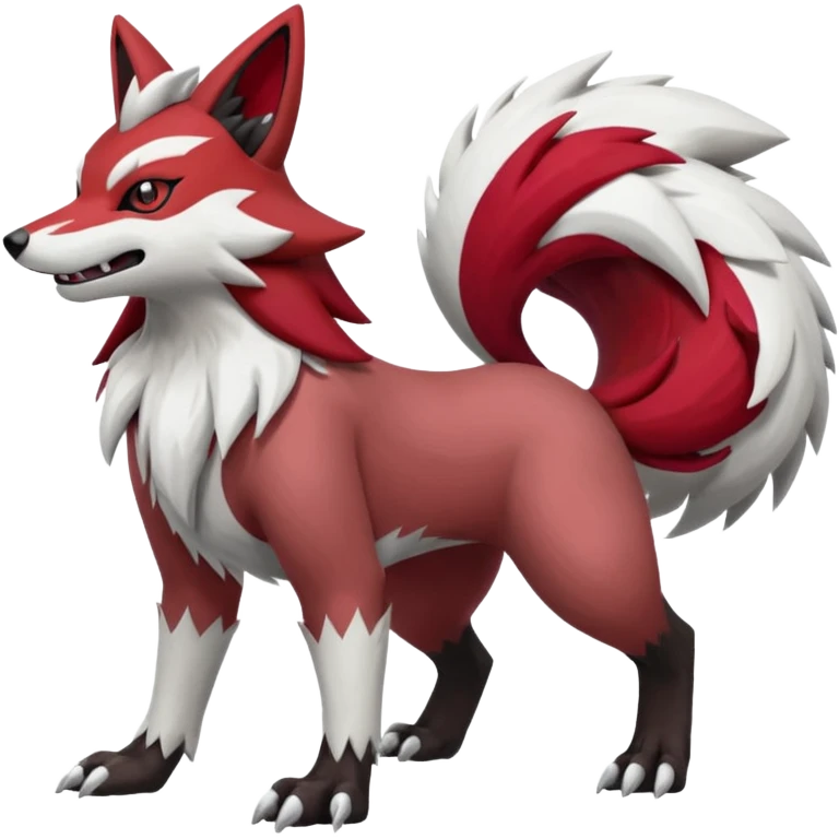 Lycanroc-Zangoose-Zoroark-Obstagoon-fusion emoji