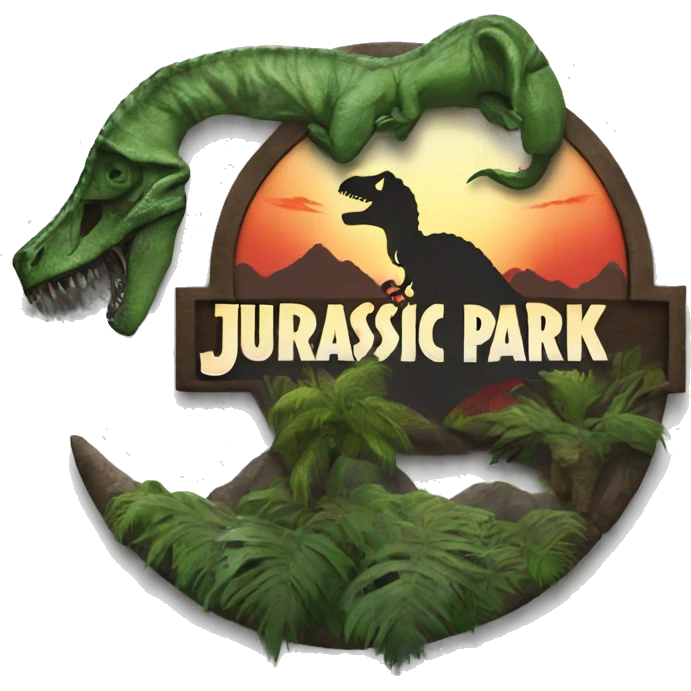Jurassic park logo emoji