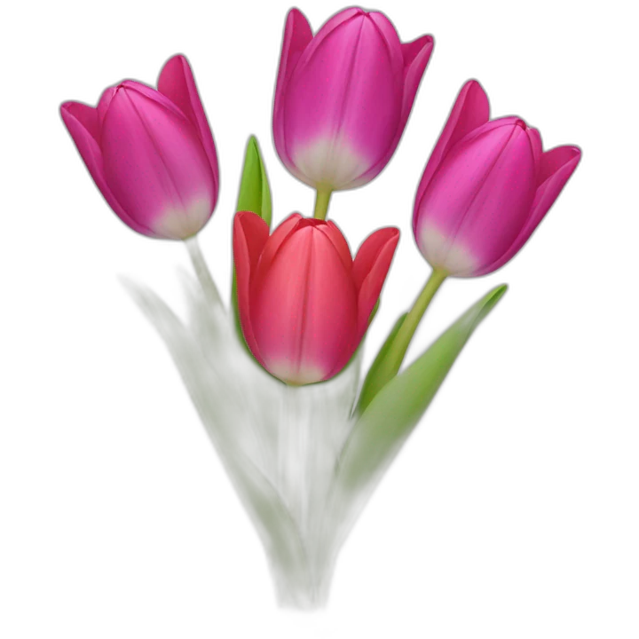 Tulip boquet emoji
