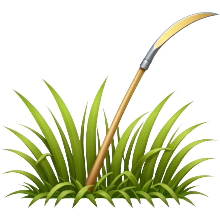 Beige A blade of grass emoji