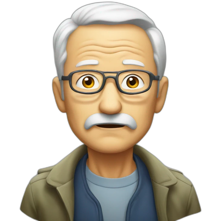 old man nuclear attack emoji