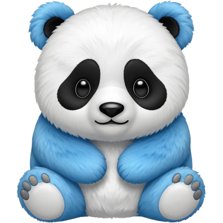 Mavi panda emoji