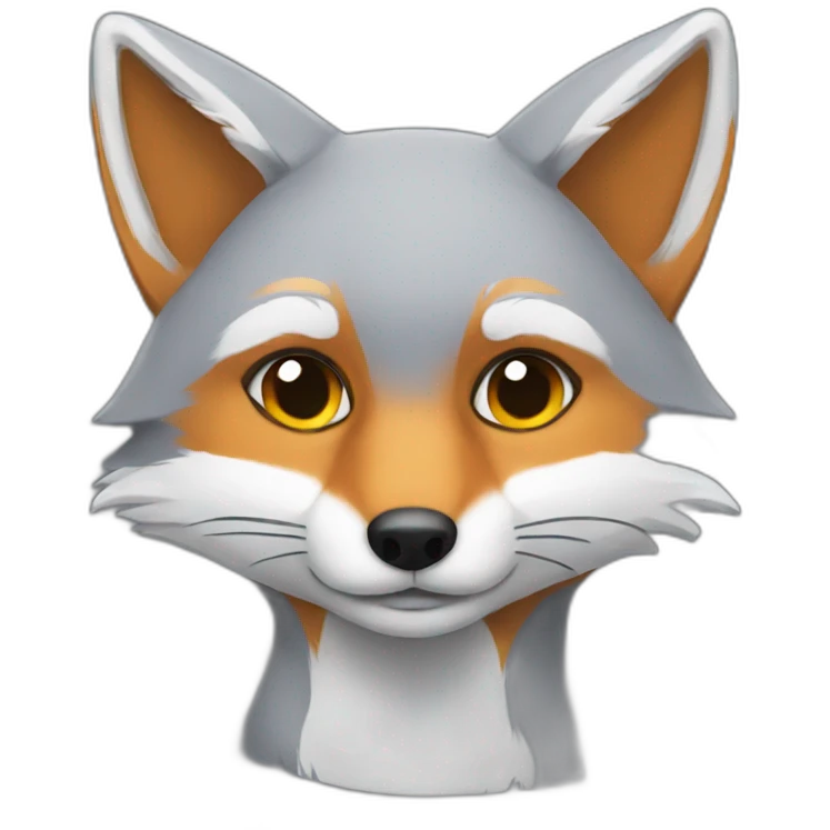 Grey fox emoji