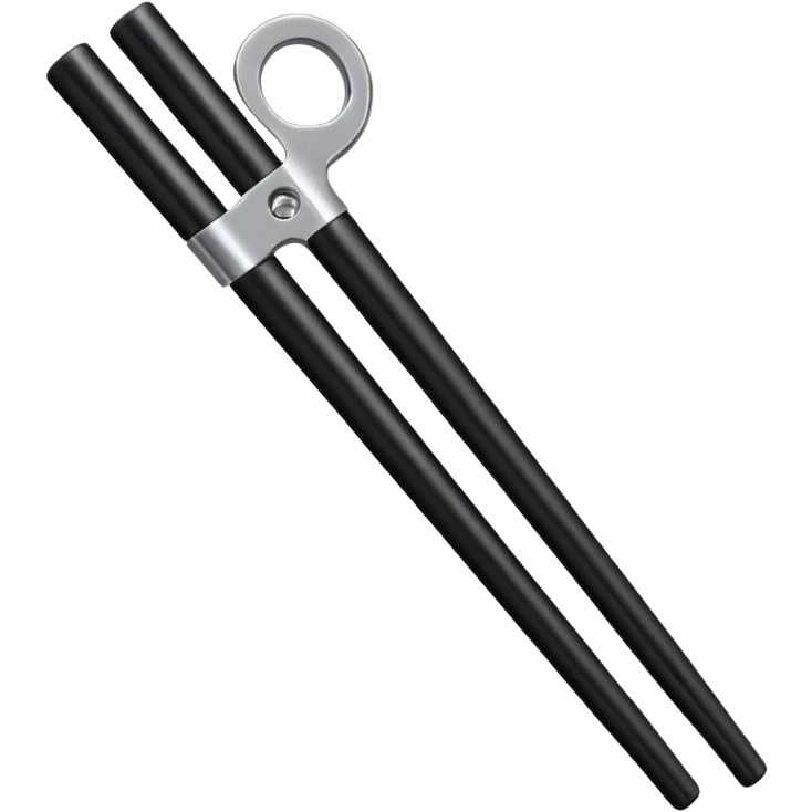 Chopstick shaped like pistols  emoji