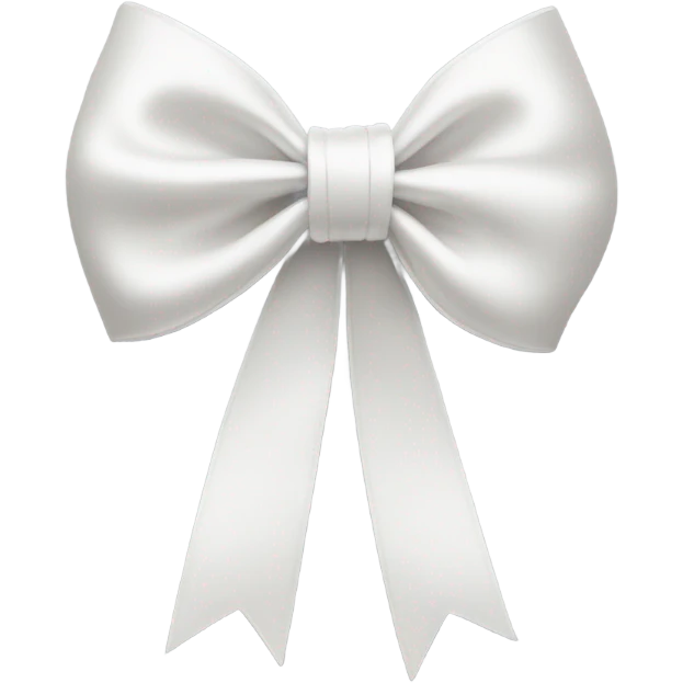 White Bow emoji